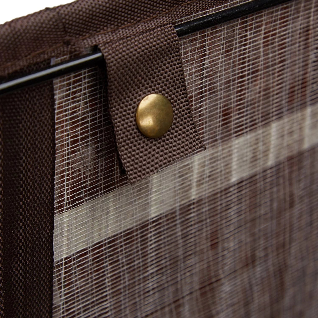 Cesto portabiancheria rettangolare con sacco in cotone 65,5 cm bambù marrone 13_0001905_6