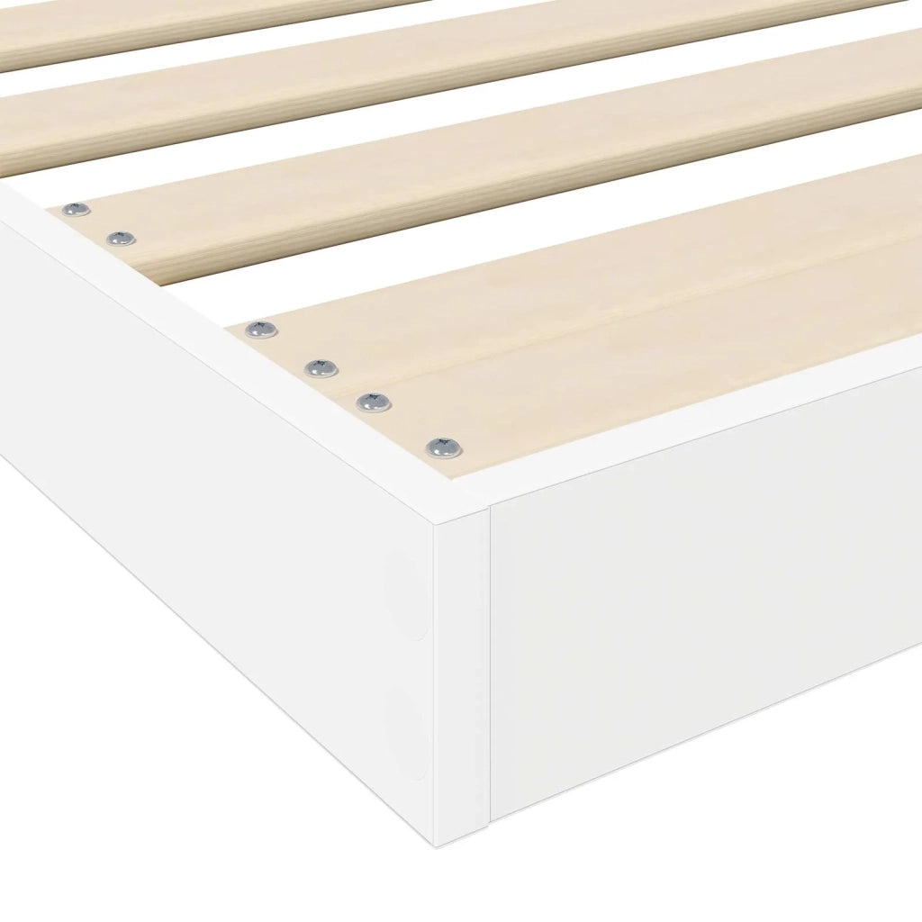 Struttura letto a terra Bianco 80 x 200 cm Legno ingegnerizzato 893532