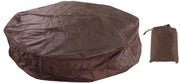 Copertura per vasca idromassaggio - Ronde copertura per vasca idromassaggio - Impermeabile - Resistente alla luce solare e alle fibre - Resistente al vento - 190 Zilver Taffeta in poliestere - Inclusa borsa di trasporto - Copertura per vasca idromassaggio