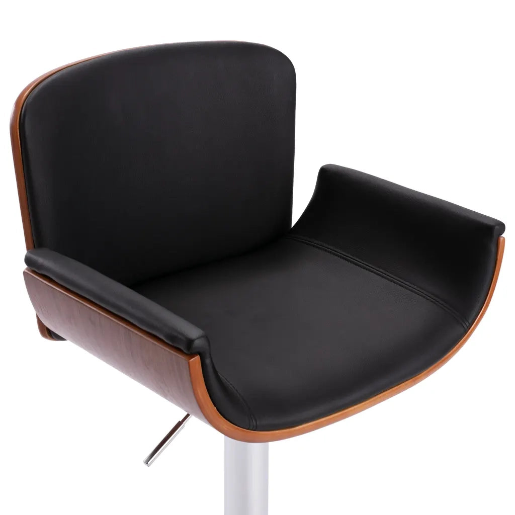 Sgabello da Bar Nero in Similpelle cod mxl 64345