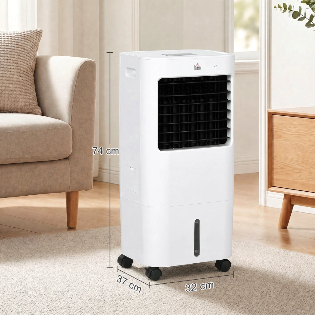 Raffrescatore Evaporativo Ventilatore 3 in 1 con Timer ¨C Zephmum ¨C Bianco 32x37x74 cm