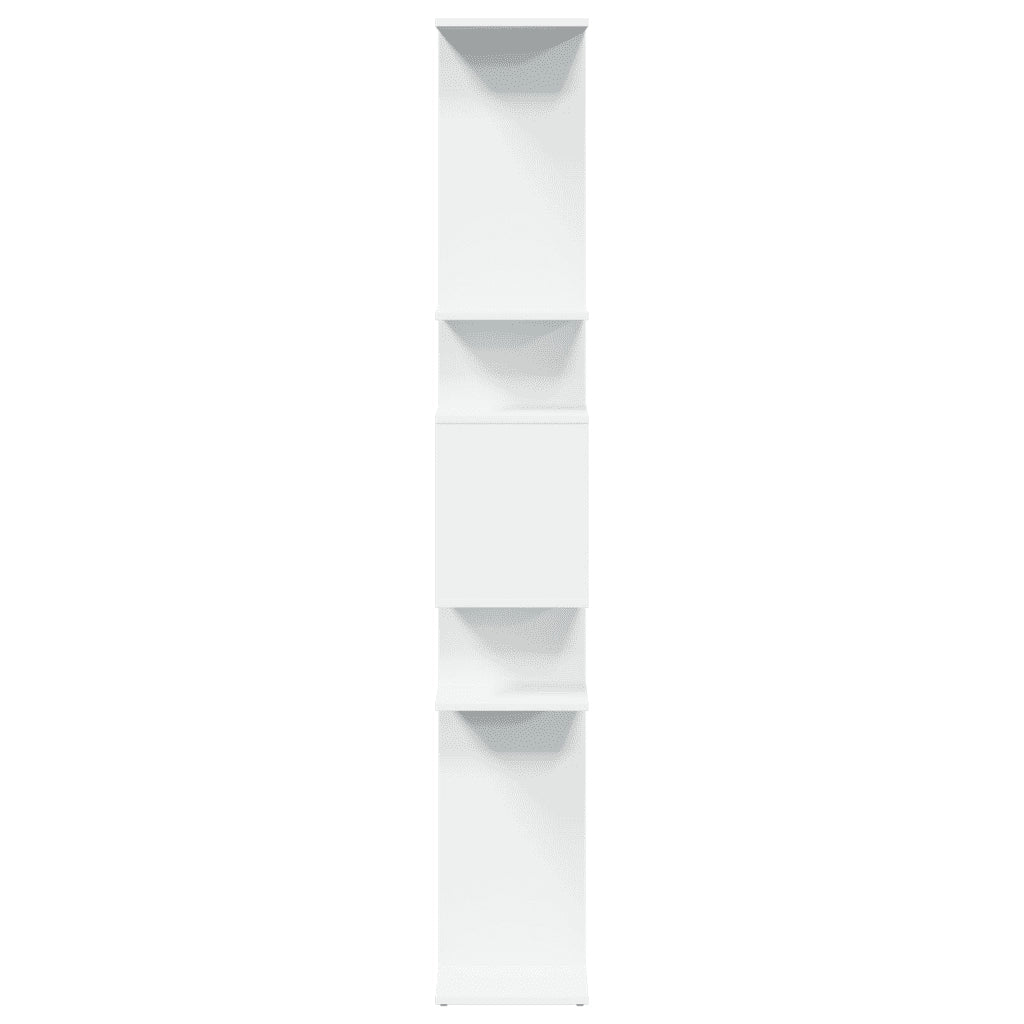 Libreria Bianca 92x29x188 cm in Legno Multistrato 3310316
