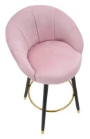 Sgabello Bar Prague Rosa cm 55X56X104