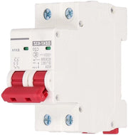 Miniatore di interruzione del circuito elettrico 20A 2P per montaggio su binario Din per protezione contro sovraccarico per illuminazione residenziale per linee di distribuzione per sistemi PV solari DZ47-63Z C20 - 1000V