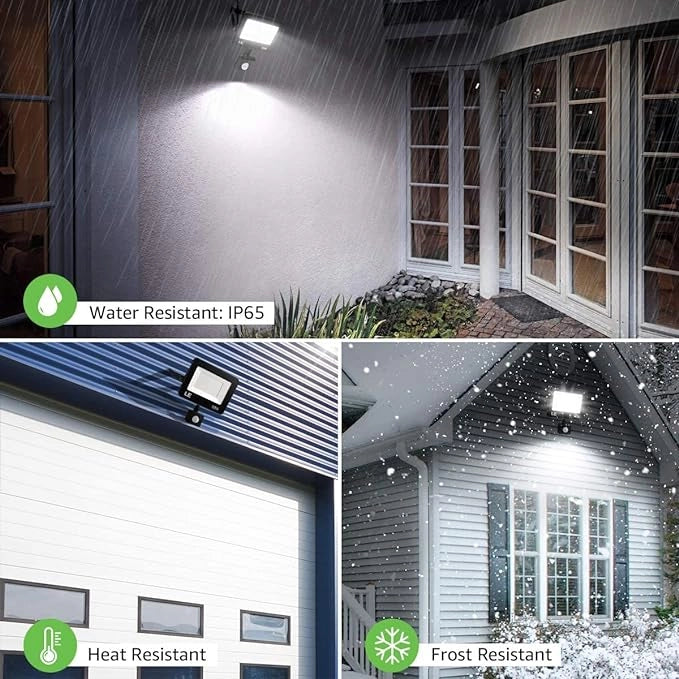 PROIETTORE A LED CON SENSORE 10W - 800Lm - 6000K