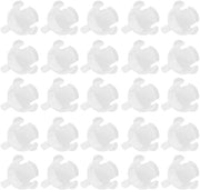 Balhouder per Chocolade 100 Stuks - Contenitore di Caramelle Transparente - Base per Fioriera DIY - Materiale Plastico Riciclabile - 4x3,8 cm - Disegno Transparente - Contenitore per Caramelle