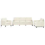 Set di Divani 3 pz Crema in Vellutocod mxl 128224