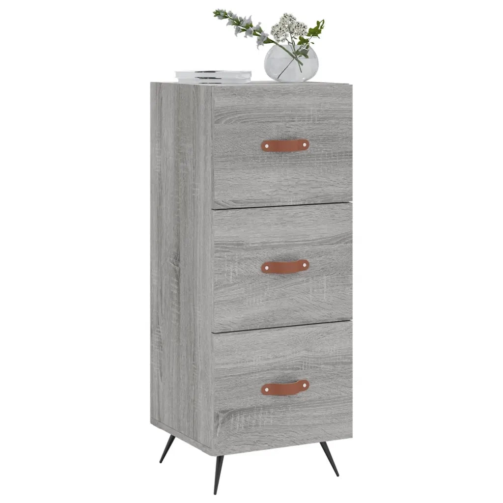 Credenza Grigio Sonoma 34,5x34x90 cm in Legno Multistratocod mxl 105324
