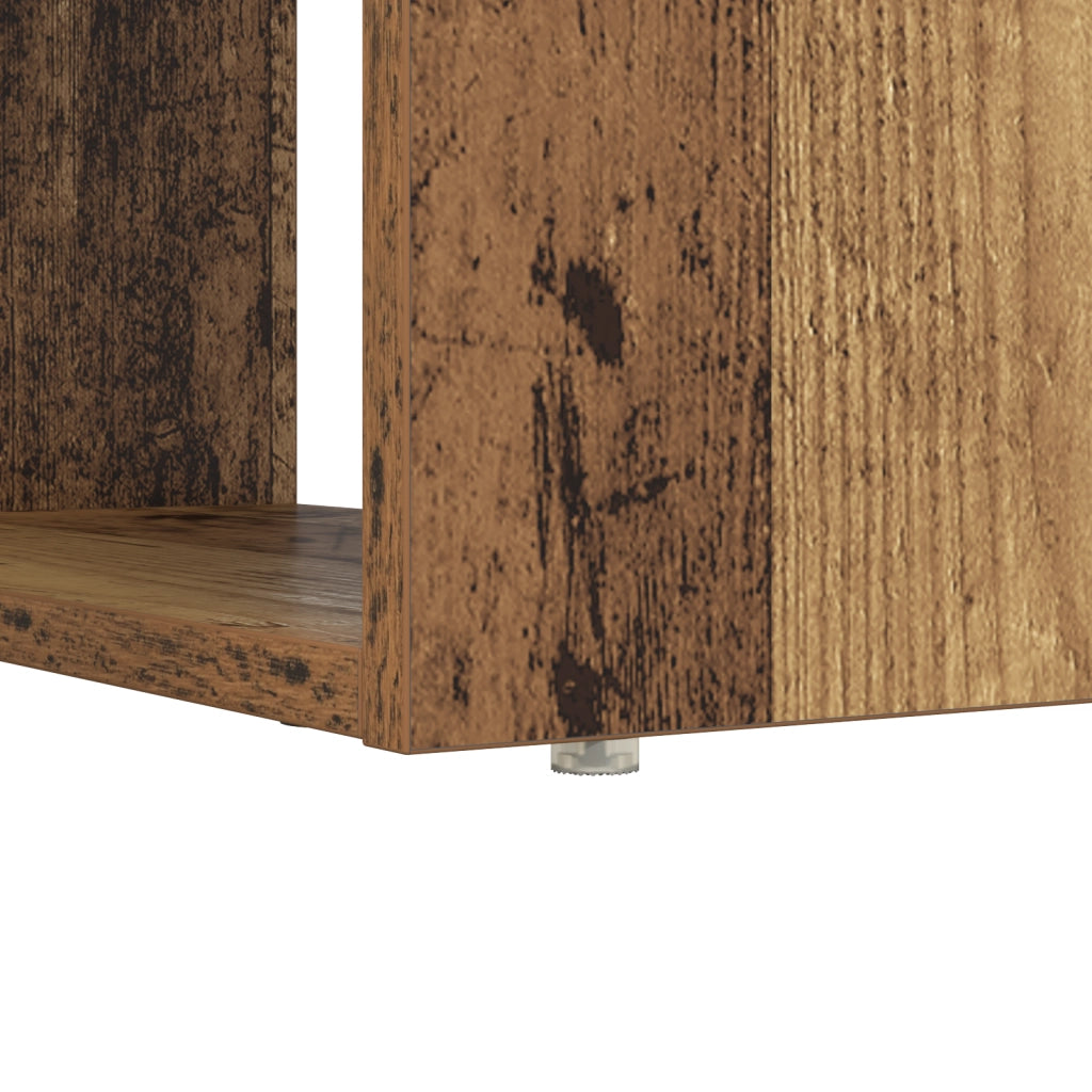 Scrivania con Archiviazione Legno Vecchio 113x54x120 cm Legno Ingegnerizzato