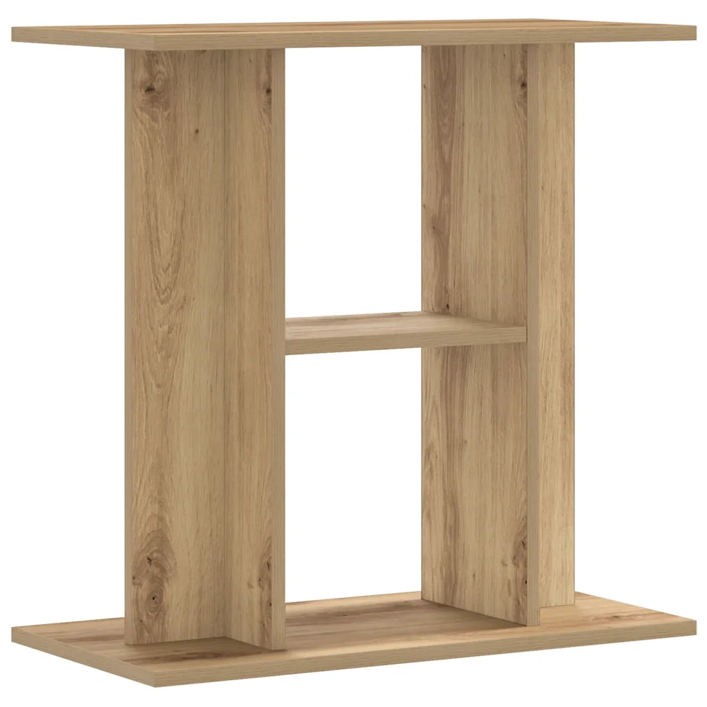 vidaXL Supporto Acquario 60x30x60 cm Multistrato Rovere Artigianale