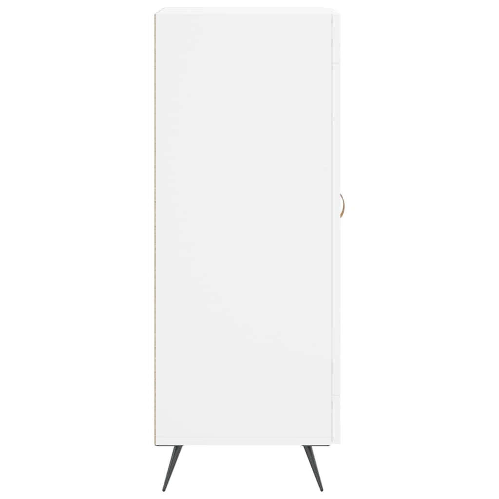 Buffet credenza cassettiera mobiletto mobile contenitore organizer per cucina soggiorno salotto 34,5 x 34 x 90 cm legno ingegnerizzato bianco 02_0030277