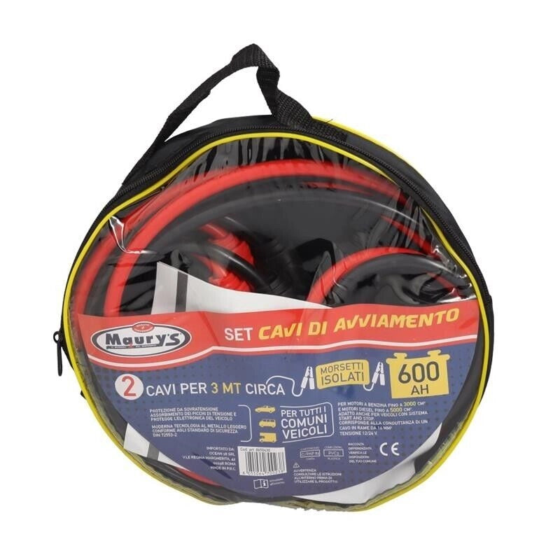 MAURY'S CAVI PER BATTERIA 600 AH PER TUTTI I VEICOLI COMUNI 3 MT