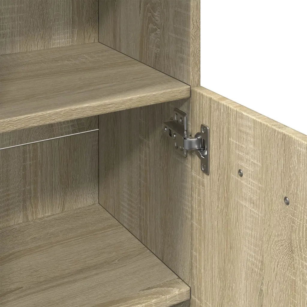 Mobile da Bagno Rovere Sonoma 30,5x30x95cm in Truciolato 849630