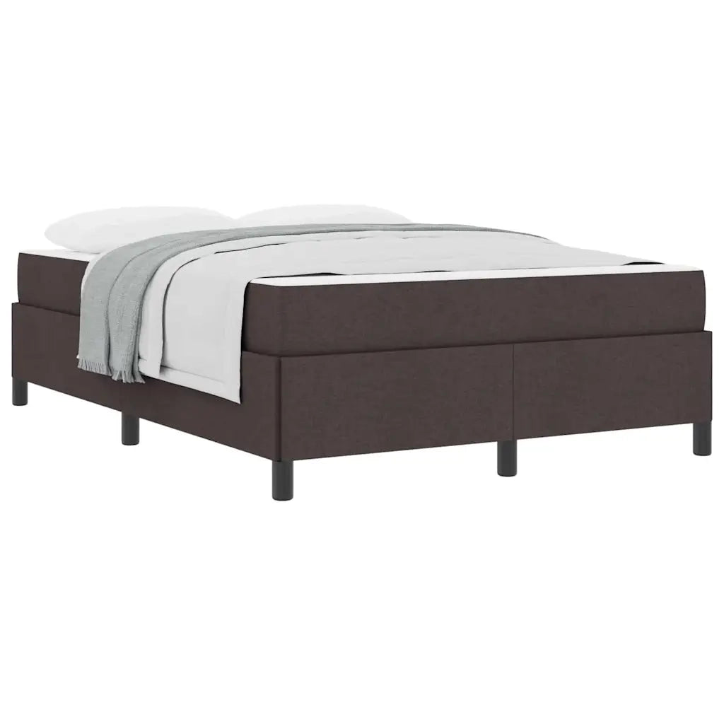 vidaXL Letto a molle Marrone 160 x 200 cm