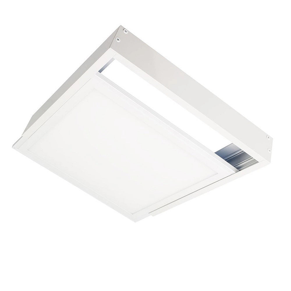 Trade Shop - Plafoniera Led 94w Luce Rgb+3000k Rgbw 24v Cromoterapia Lampada Soffitto 62x62cm -