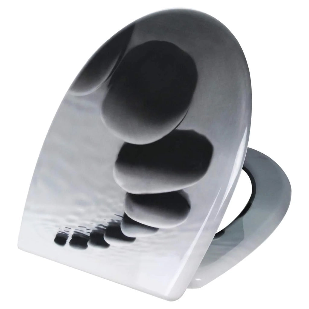 Sedile WC in pietra nera Duroplast 19_0000737