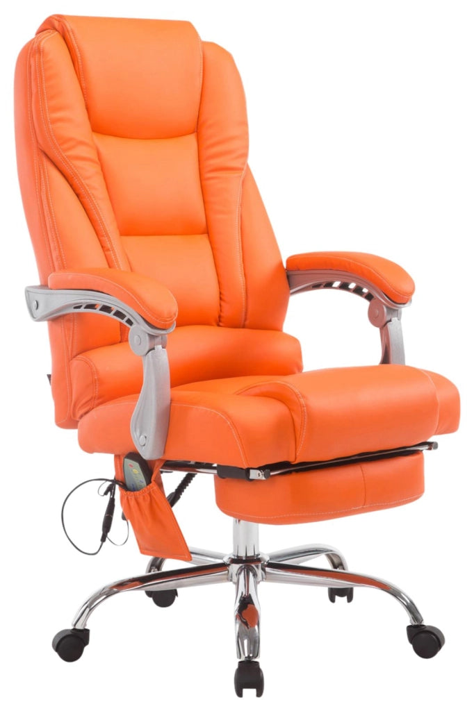 Sedia da ufficio massaggiante PACIFIC arancione
