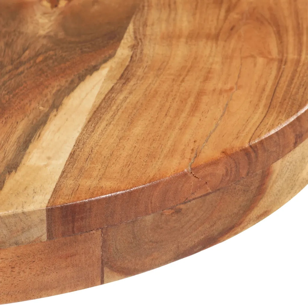 Tavolino da Bistrot Rotondo Ø60x75 cm in Legno di Acacia 320277