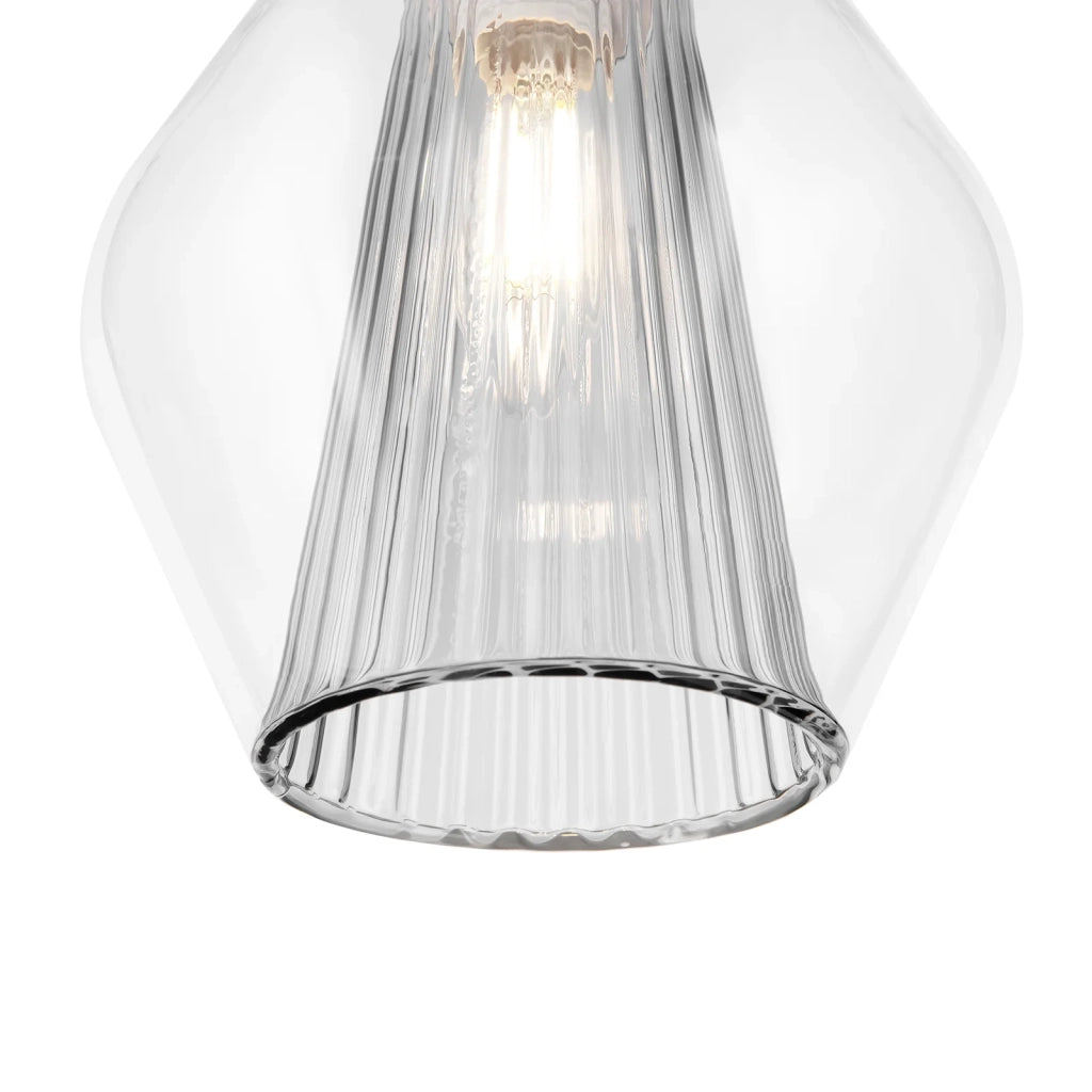 Maytoni Lampadario Moderno Copita 1 luce E14 oro metallo vetro