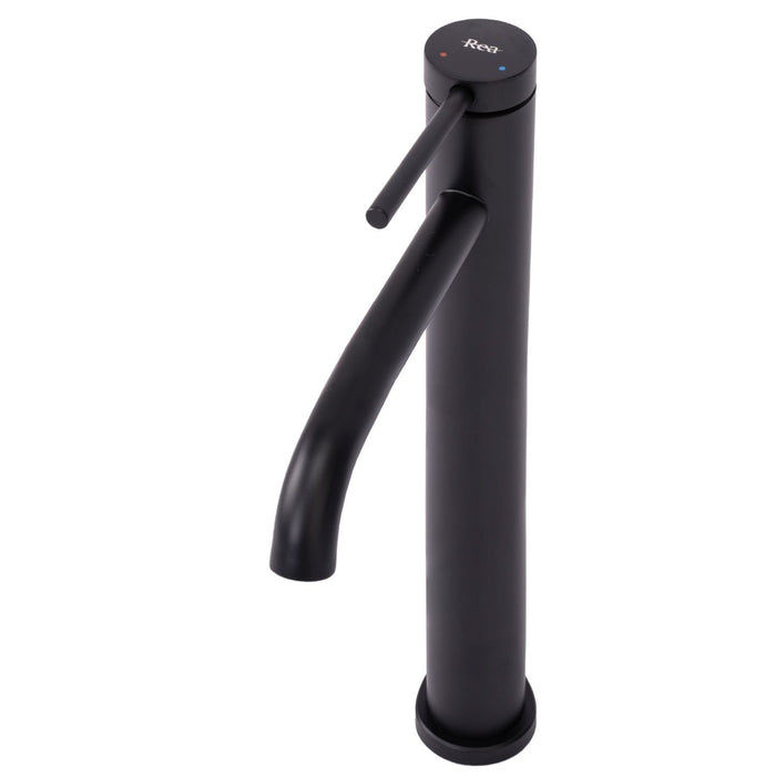 Rubinetto Da Lavabo Rea Clif Black Mat High