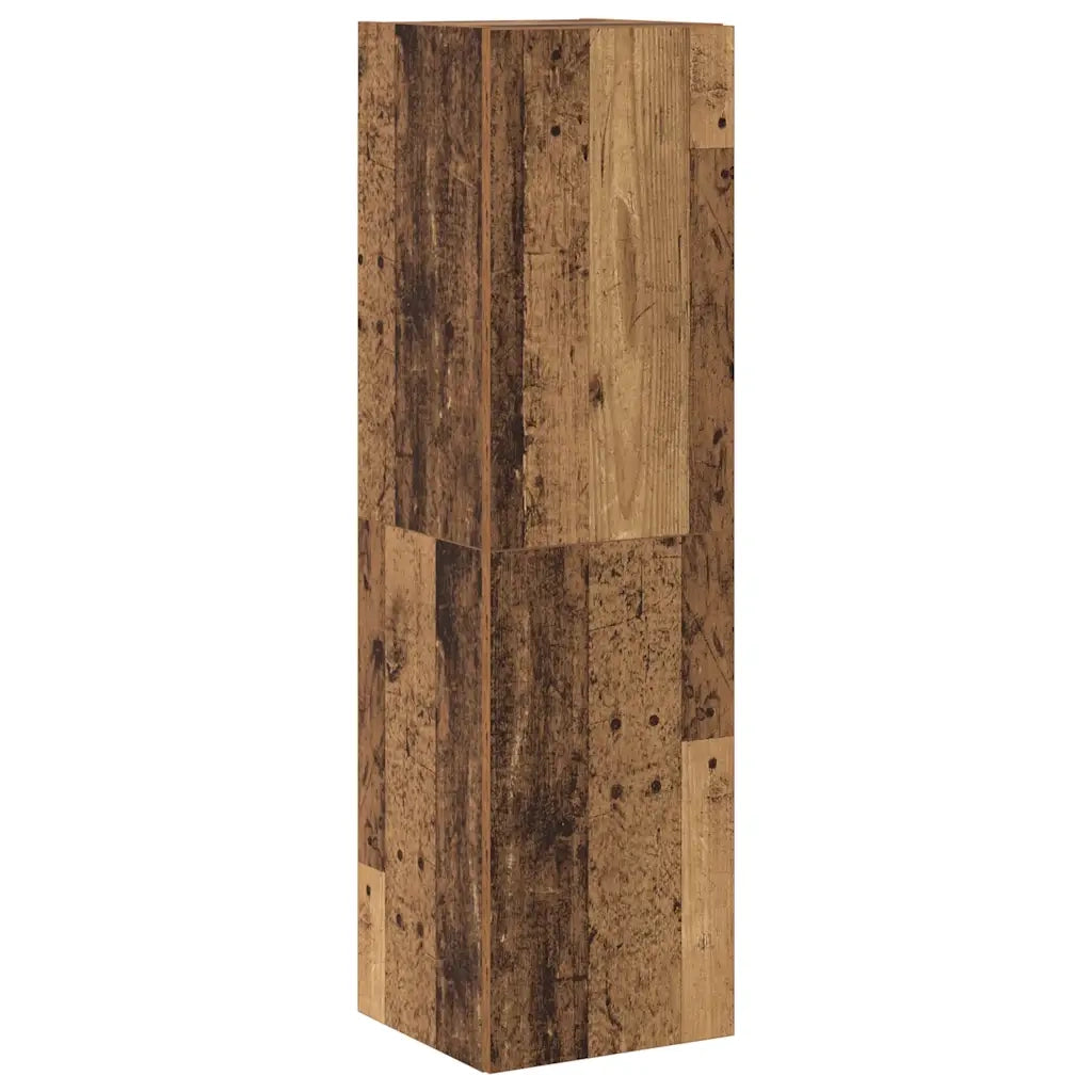 vidaXL Mobili TV a Parete 6 pz Legno Vecchio Legno Multistrato