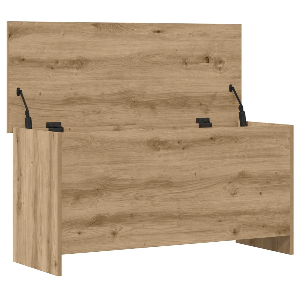 Cassa di stoccaggio Rovere Artigianale 100 x 40 x 50 cm 8011274