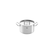 Fissler 084-128-24-000-0 Original Profi Collection Pentola in acciaio inox 6.3 L 24 cm con coperchio in metallo fondo adatto a tutti i piani cottura inclusa induzione colore Argento