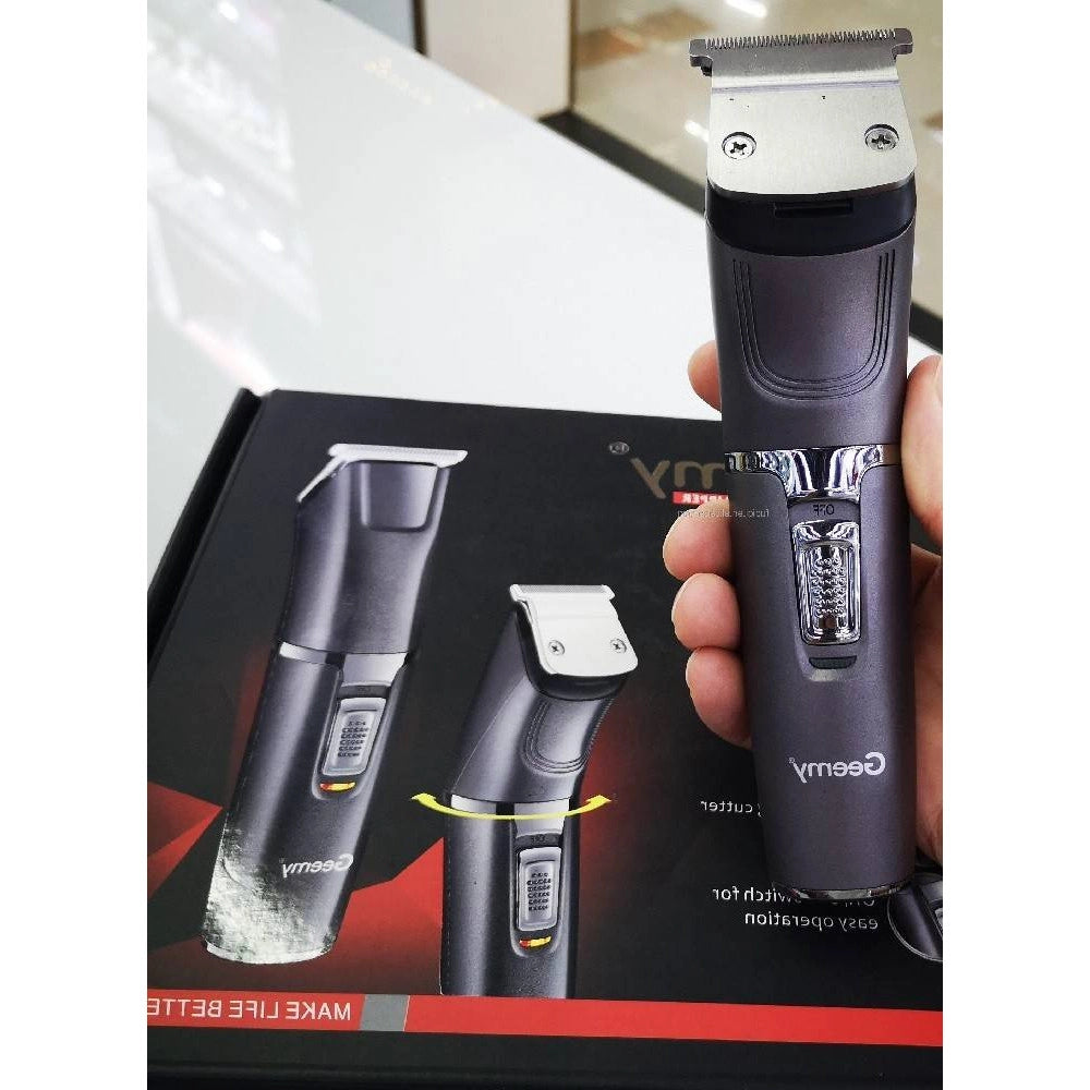 Trade Shop - Tagliacapelli Elettrico Rasoio Professionale A Batteria Testina Rotante Gm666 -
