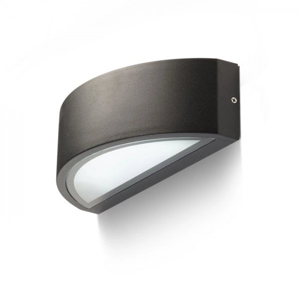 Faretto applique LESA da parete nero  230V E27 26W IP54