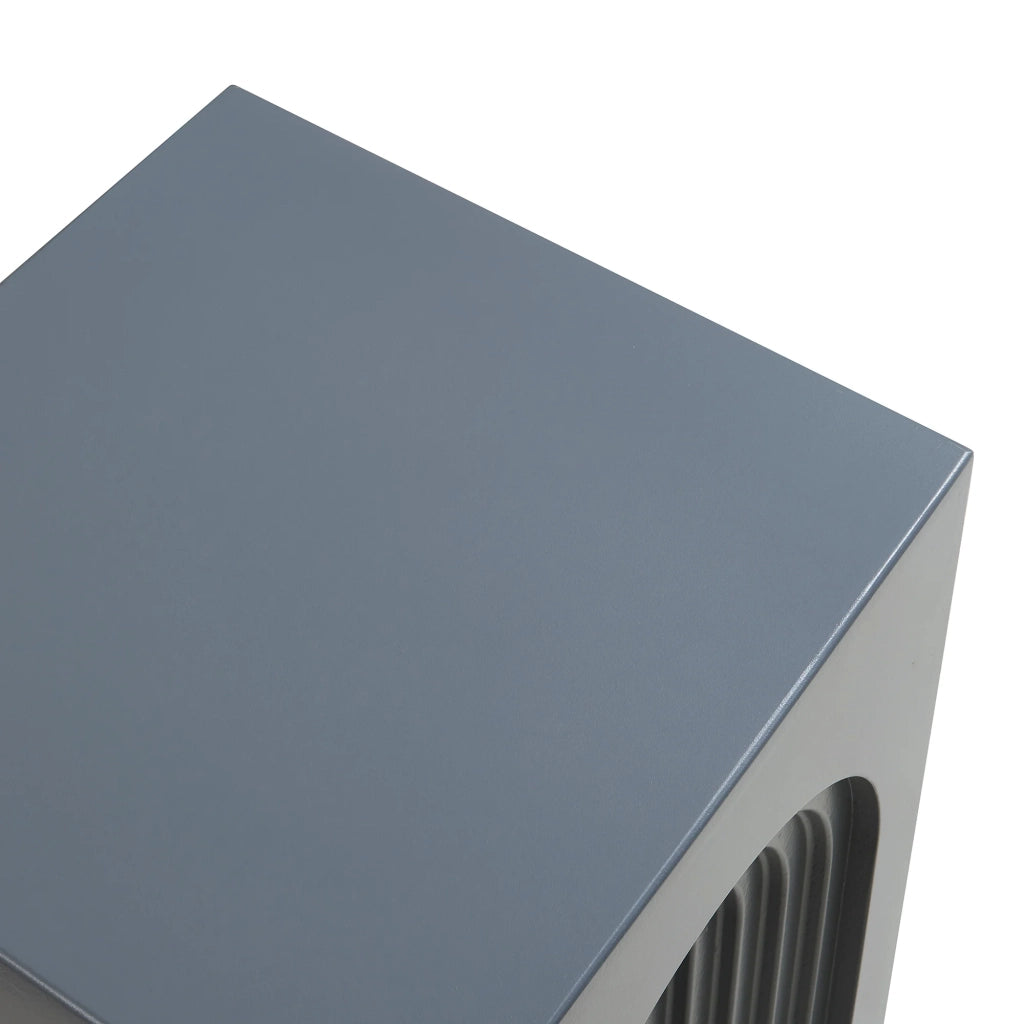 Tavolino laterale 45 x 35 x 35 cm grigio opaco 03_0010909
