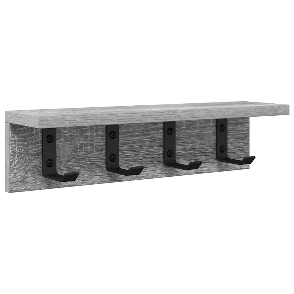 Appendiabiti a muro Grigio Sonoma 40 x 10,5 x 10,5 cm 874352