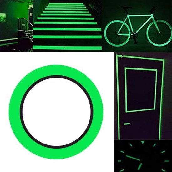 Adesivo a luce emozionale 10m - Autoadesivo - Imprimito - Etichette di sicurezza - Ecocompatibile - Design luminoso - Adesivo luminoso