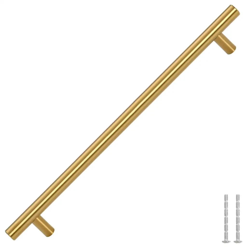 Maniglie per Mobili 5pz Oro 224mm in Acciaio Inox 155361