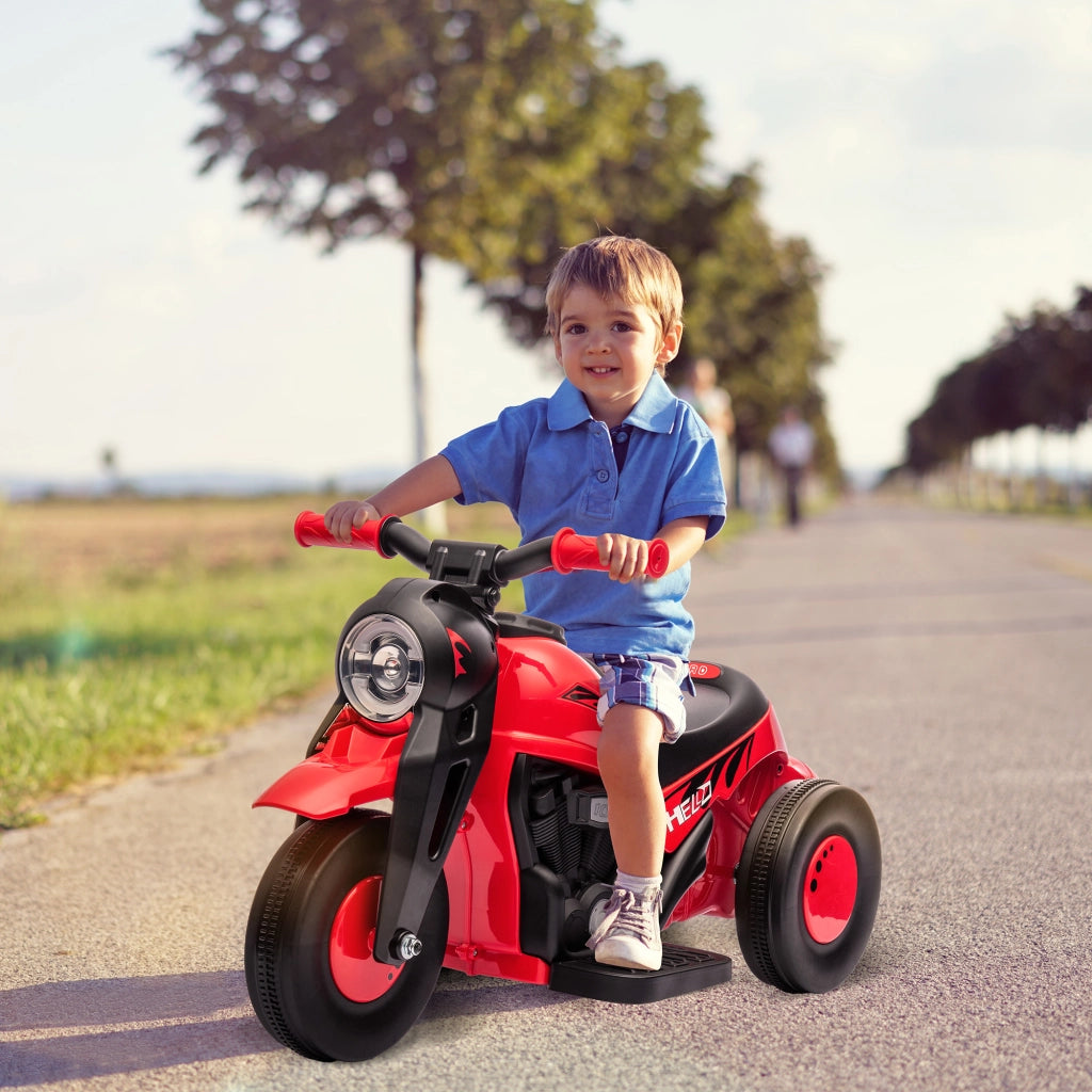 Motocicletta Elettrica per Bambini ¨C zephmum ¨C Verde con Musica 6V