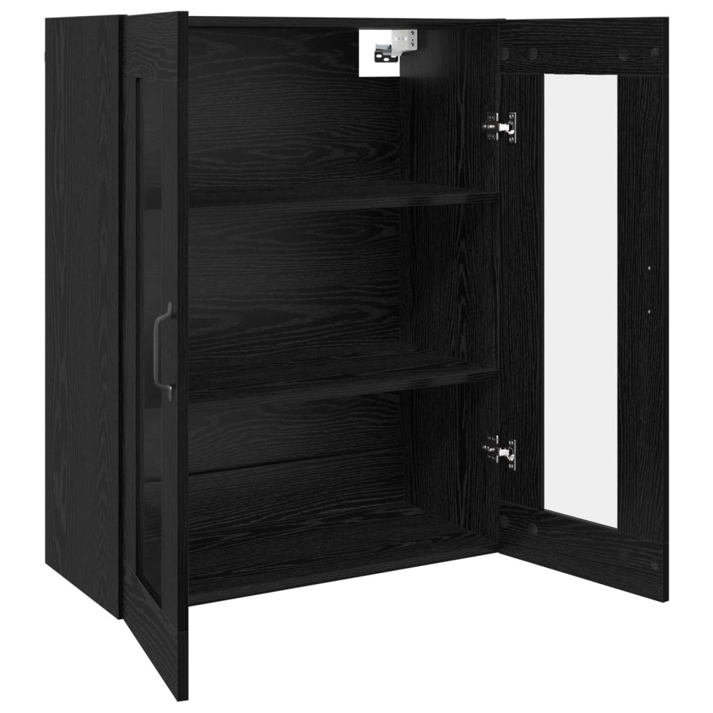 Armadi da Muro 2 pz Rovere nero 69,5 x 34 x 90 cm CFW4098187