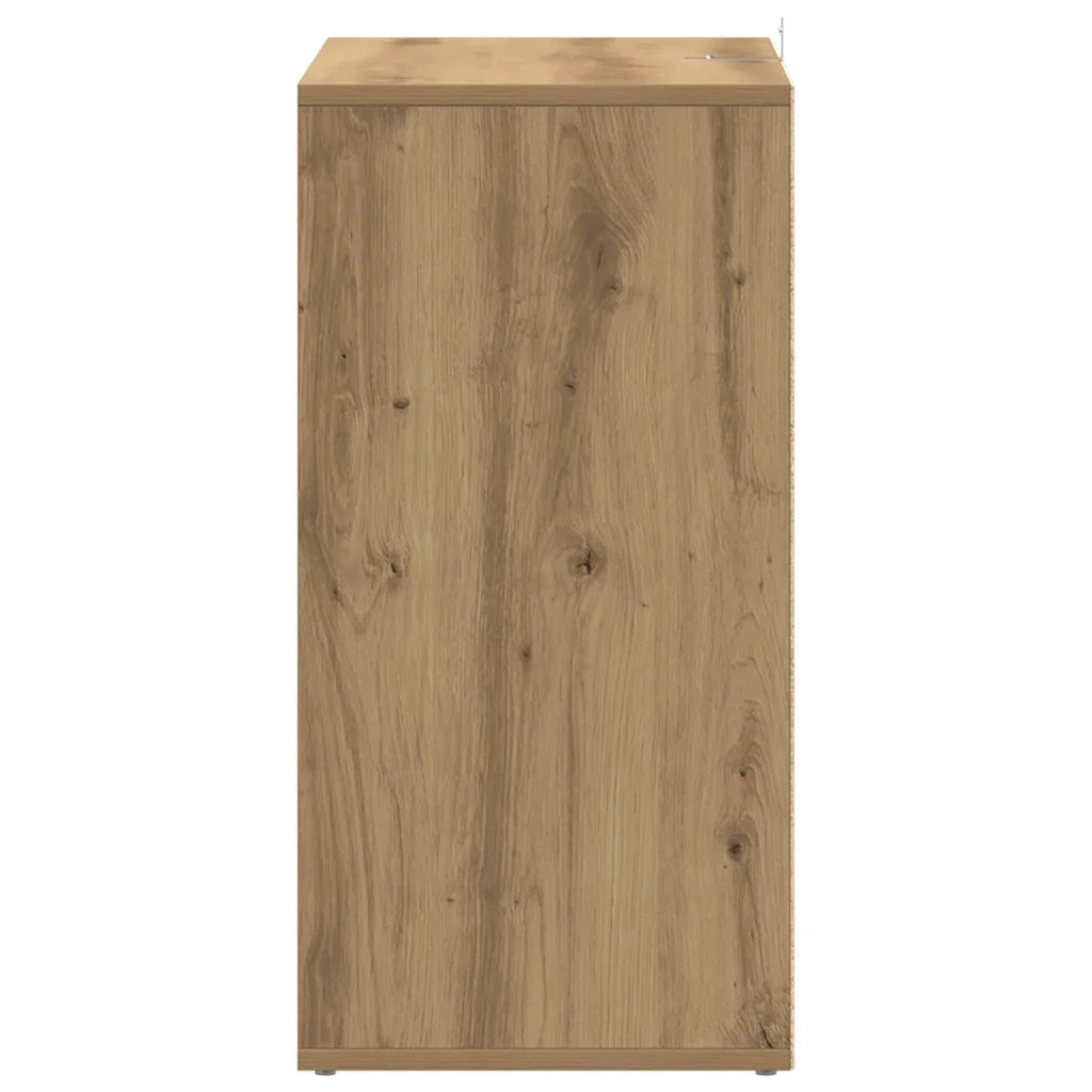 Scarpiera-Scaffale per scarpe Rovere Artigianale 60x35x70 cm in Legno Multistrato 797119