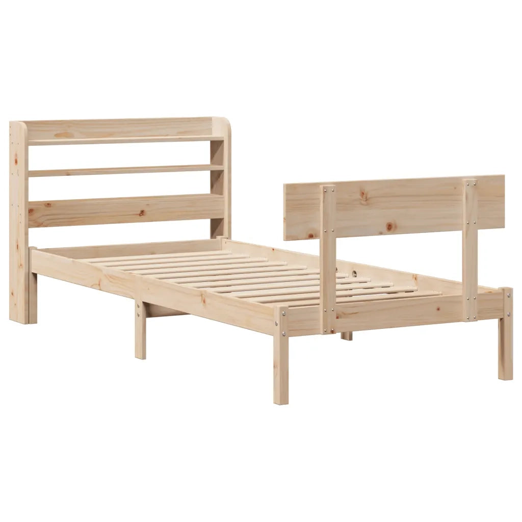 vidaXL Letto senza Materasso 90x200 cm in Legno Massello di Pino
