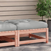 Sedia da giardino-Poggiapiedi da Giardino con Cuscino Legno Massello di Douglas 592482