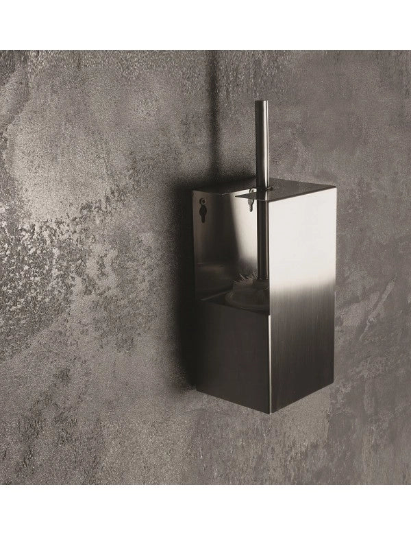 NIVA Scopino in acciaio inox con adesivo 37 x11,5 x 11 cm