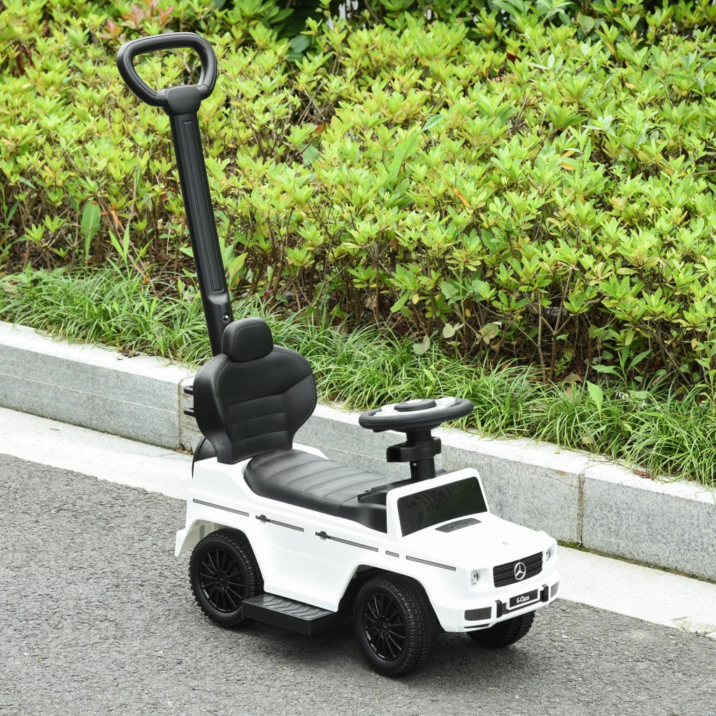 Correpasillos per Bambini Mercedes G350 ¨C Zephmum ¨C Bianco 85.5x40.5x95 cm