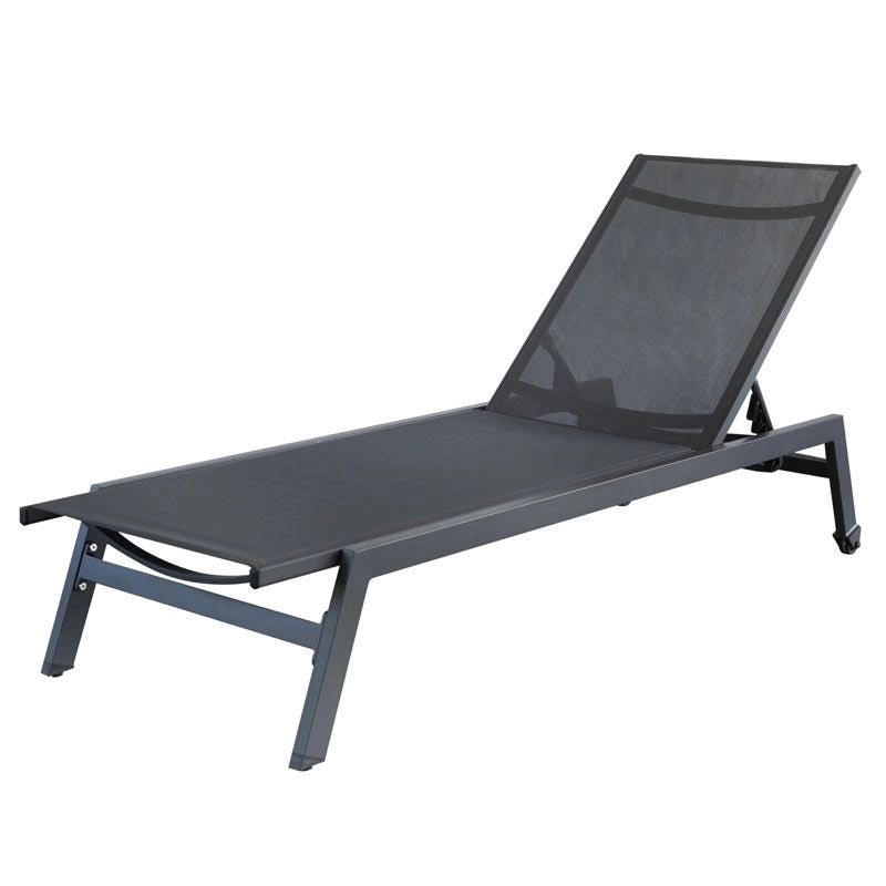 Lettino prendisole per piscina MINOTAURO, in alluminio - Lettino Prendisole Per Piscina Minotauro, In Alluminio Colore Antracite