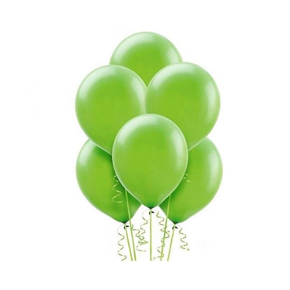 Trade Shop - Confezione Set 8 Pezzi Palloncini Verdi Festa Party Compleanno Bimbi -
