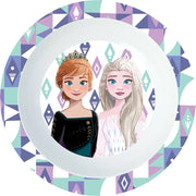 Piatto Fondo Originale Disney Frozen in plastica rigida per bambini.