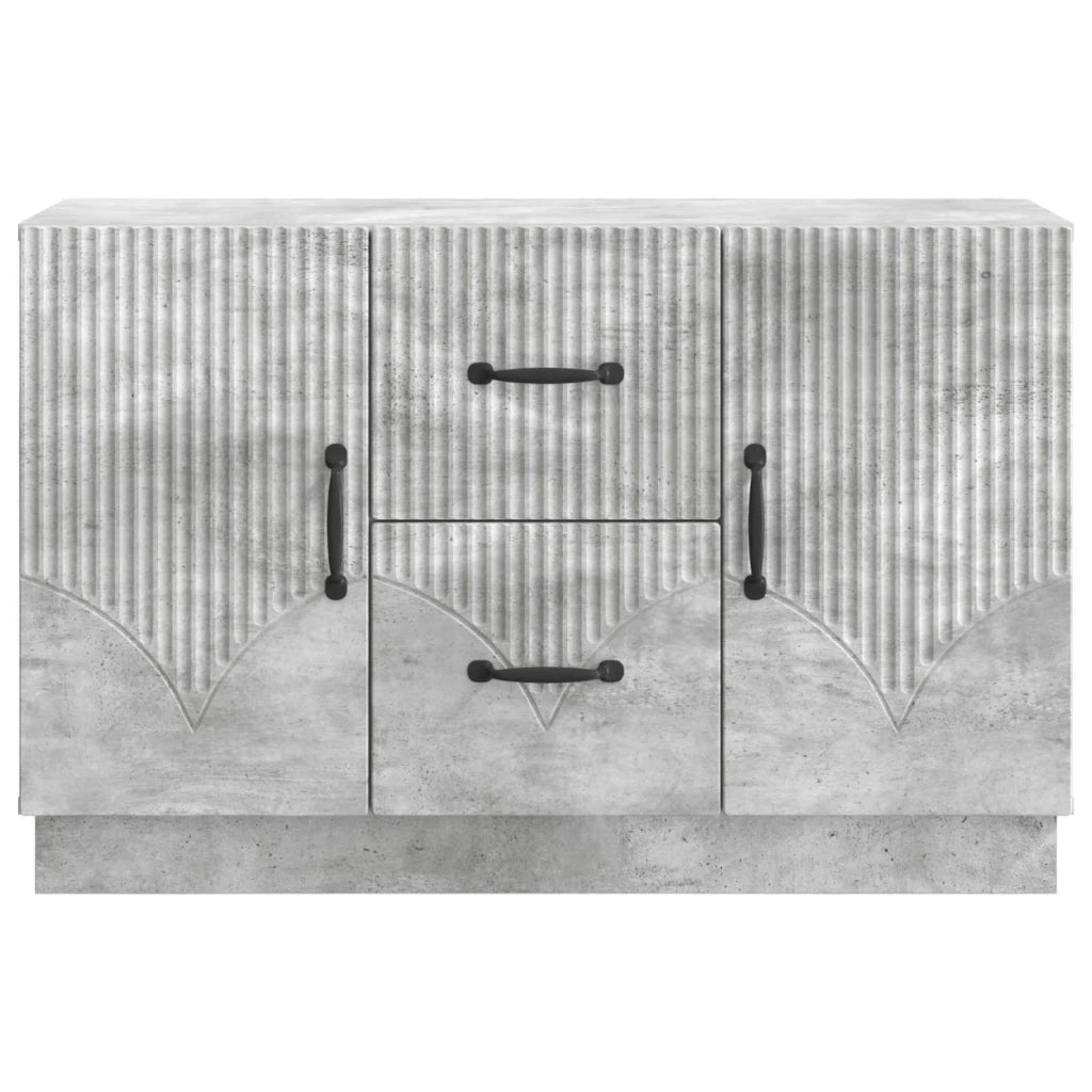 Credenza | Madia | Buffet da pranzo | Armadio da pranzo Grigio Cemento 89 x 34,5 x 57 cm Legno ingegnerizzato
