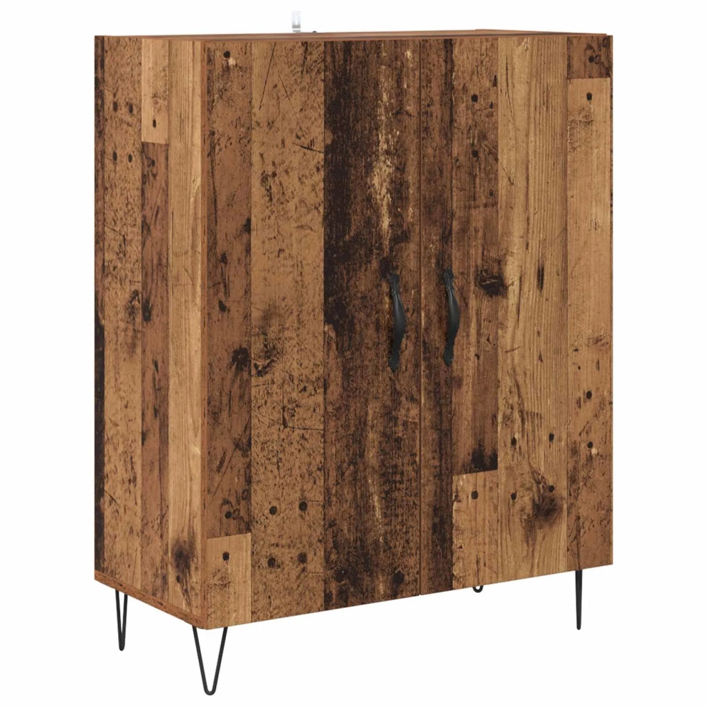 Credenza | Madia | Buffet da pranzo | Armadio da pranzo Legno vecchio 69,5 x 34 x 180 cm Legno multistrato