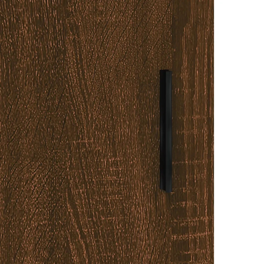Armadietti a Parete 2 pz Rovere Marrone in Legno Multistrato CFW3094256