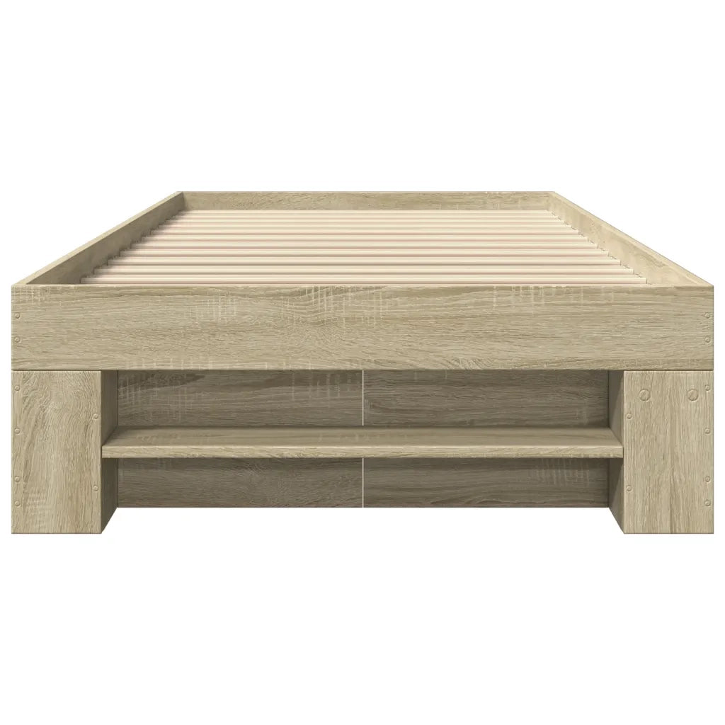 Giroletto senza Materasso Rovere Sonoma 90x200 cm in Truciolato