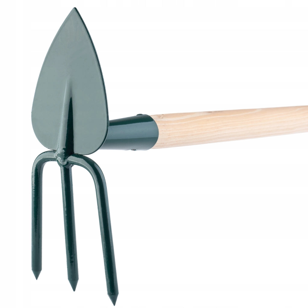 Zappa da giardino KADAX per scavare con forca da 8 cm e gancio da 115 cm