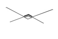 Plafoniera da Interno a LED in Metallo Antracite