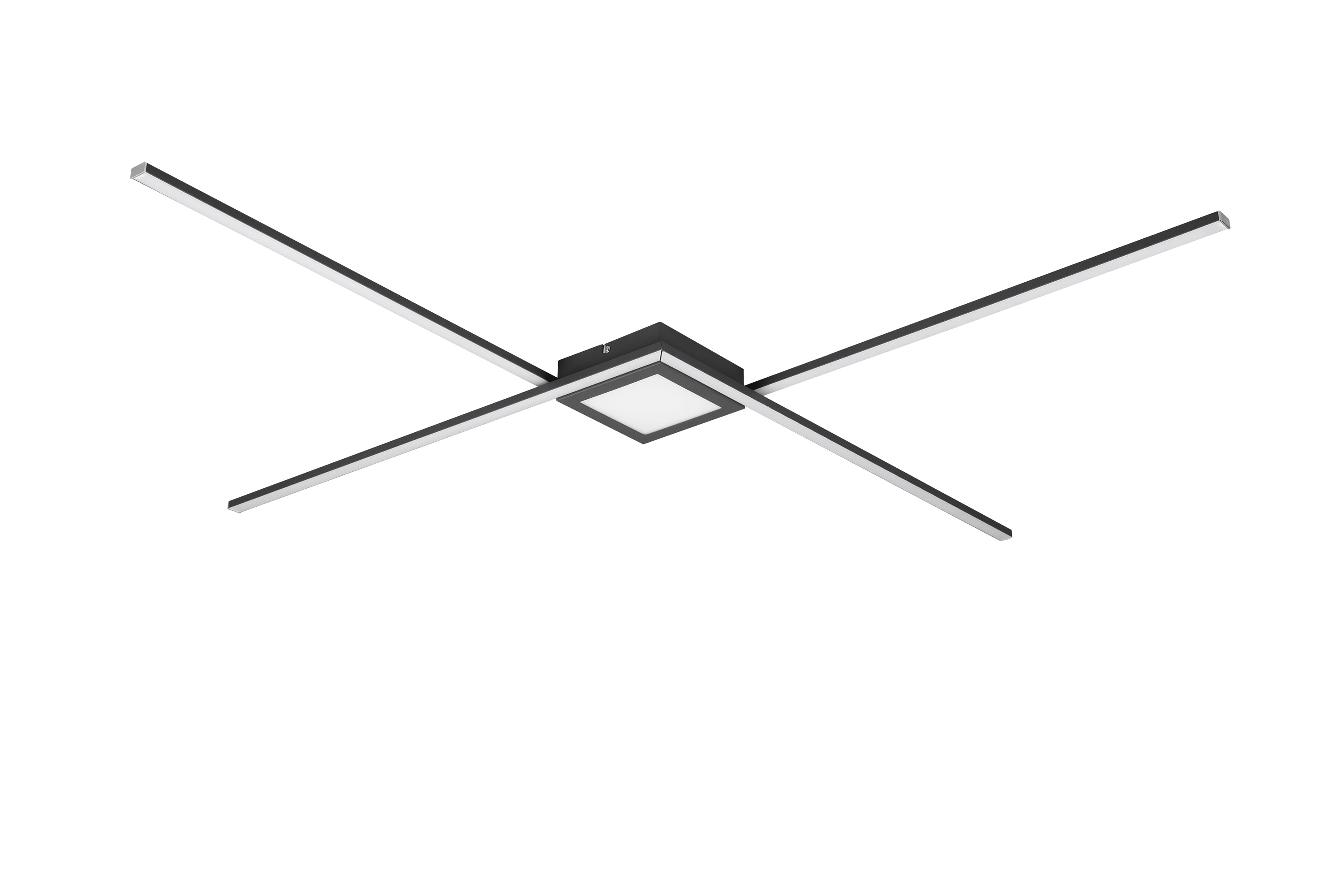 Plafoniera da Interno a LED in Metallo Antracite